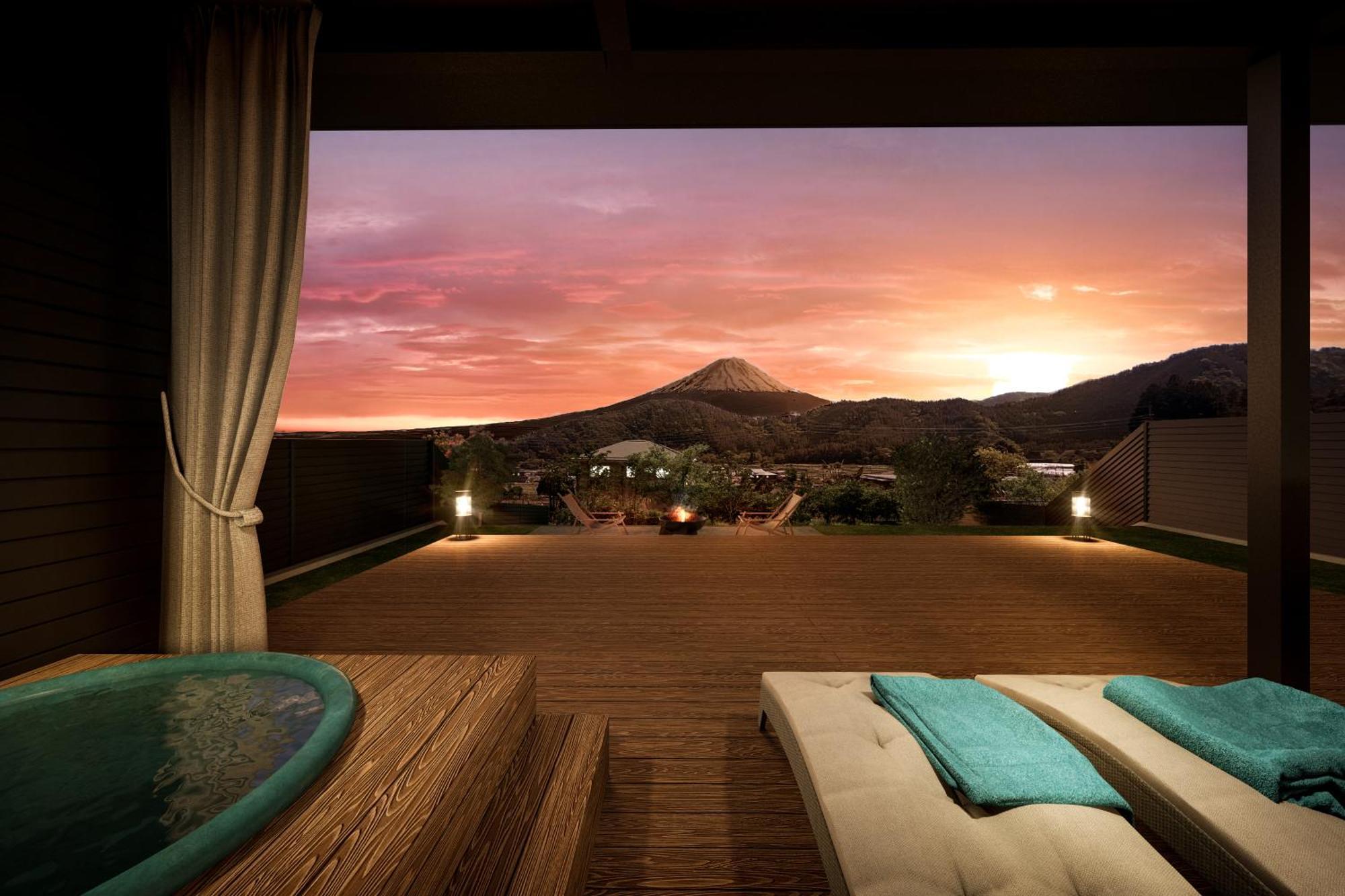 Fuji View And Spa Resort Tsumugi Kawaguchiko Fujikawaguchiko Eksteriør billede